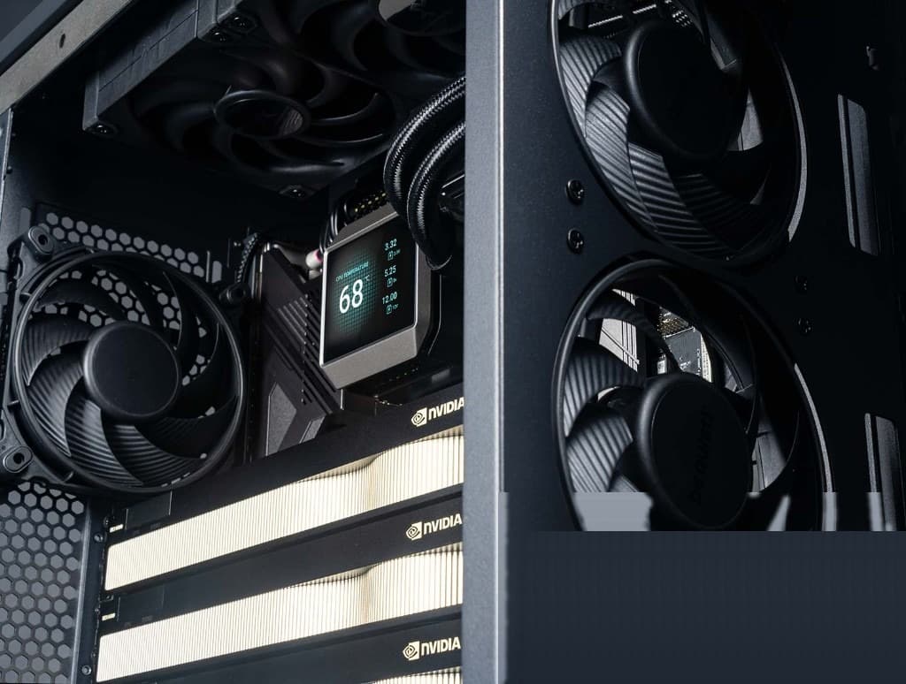 STUDIO 4× RTX 5000 Ada · TR 7980X